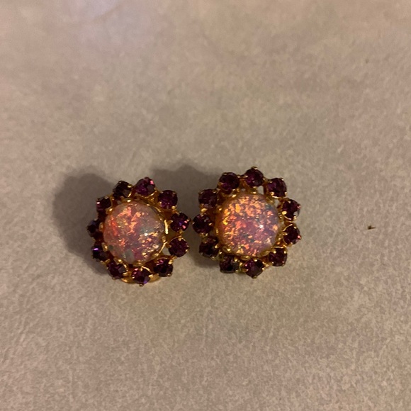 Vintage clip on earrings
